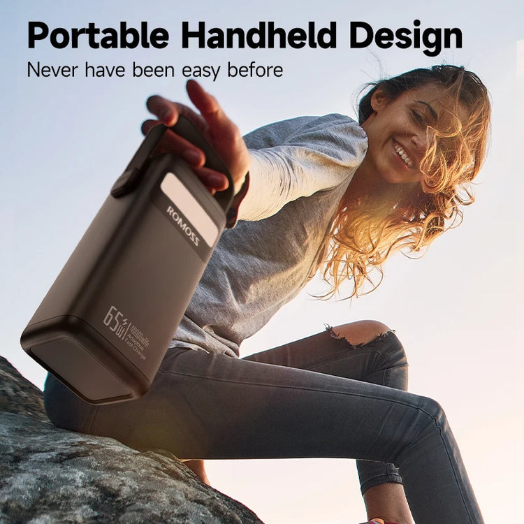 ROMOSS 65W Power Bank 40000mAh | Fast Charge voor Laptop - Survivalpoint.online