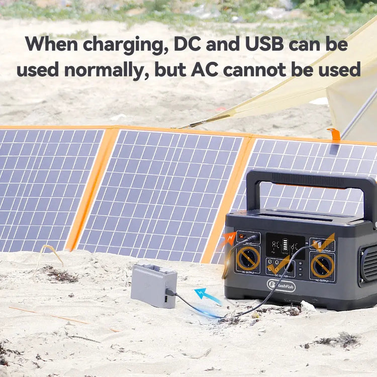 Flashfish 500W Power Station – 520Wh Solar Generator - Survivalpoint.online