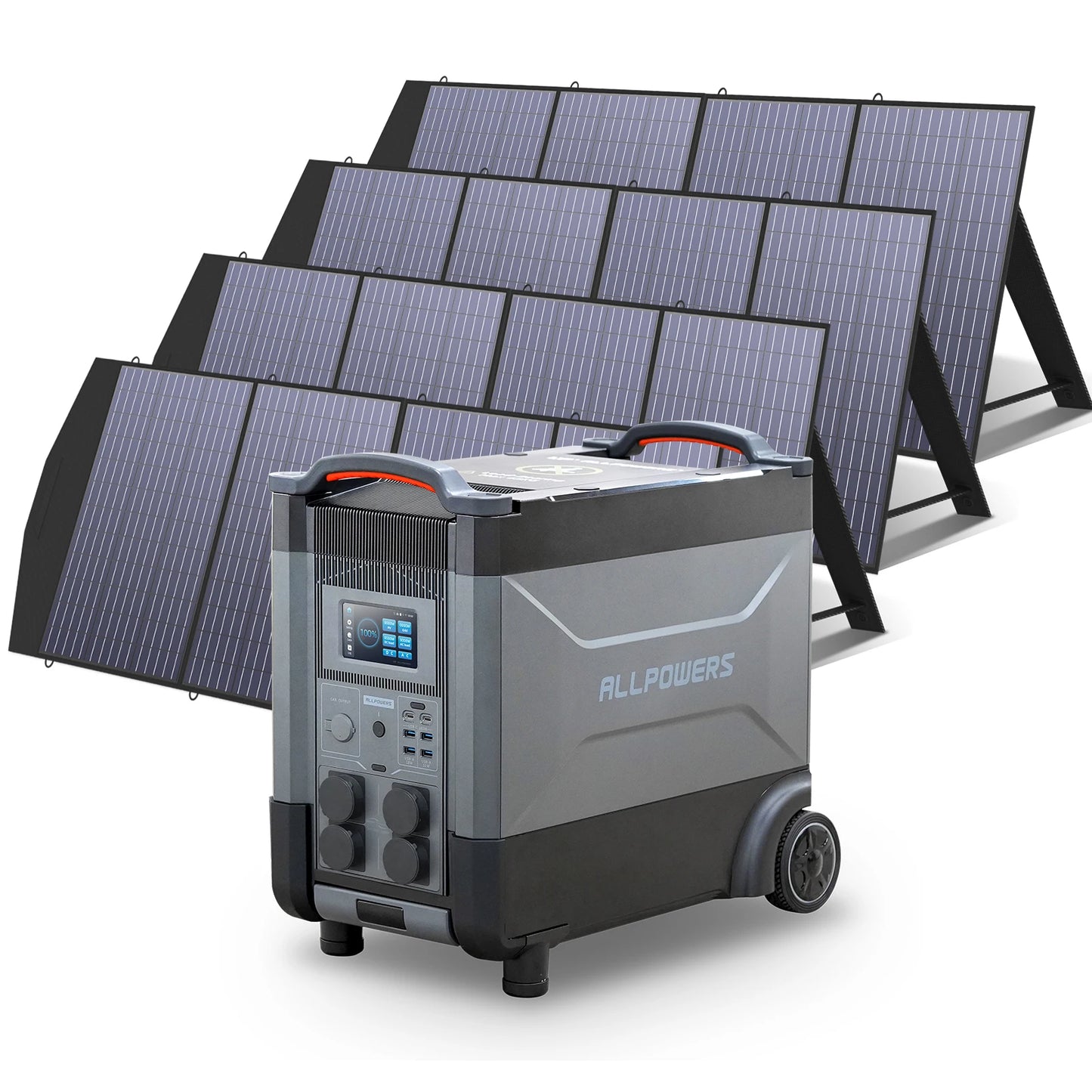 ALLPOWERS Power Station 3600Wh (4000W) – 110V/230V Solargenerator met SP033 Zonnepaneel