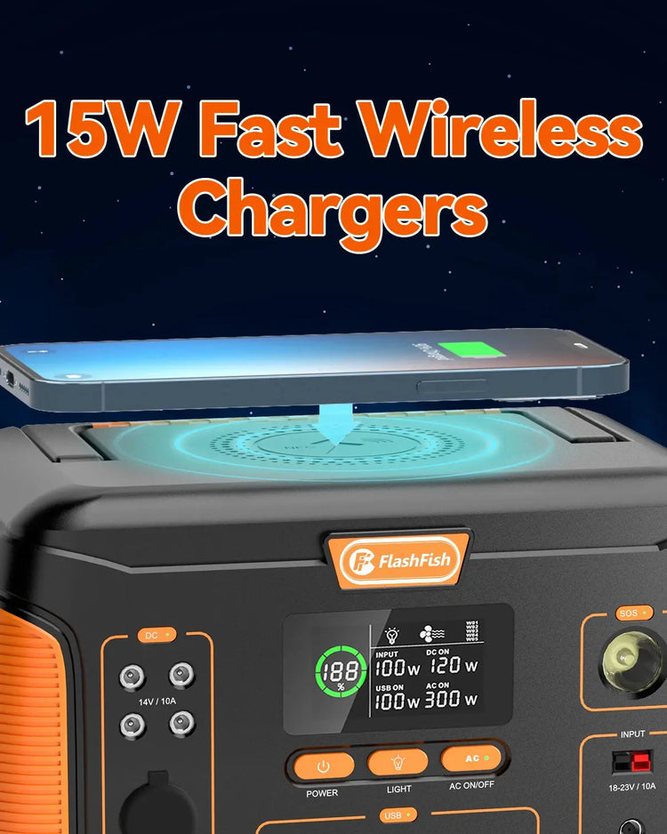Flashfish J1000 PLUS 1000W – 932Wh Solar Generator met USB-C & DC - Survivalpoint.online