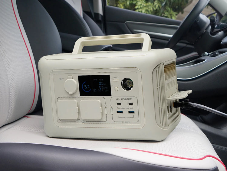 ALLPOWERS R600 Draagbare Powerstation 299Wh LiFePO4 met 100W Zonnepaneel - Survivalpoint.online