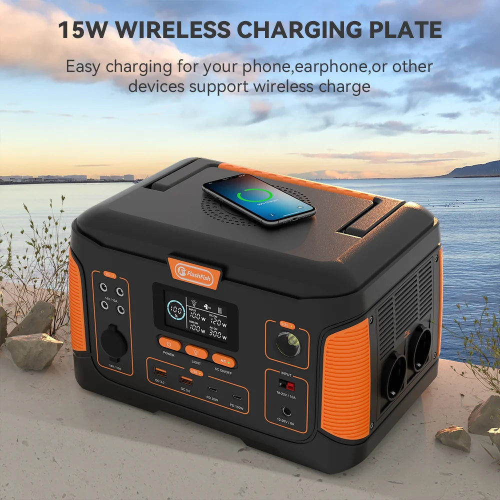 Flashfish 1000W Power Station – 932Wh Zonnegenerator