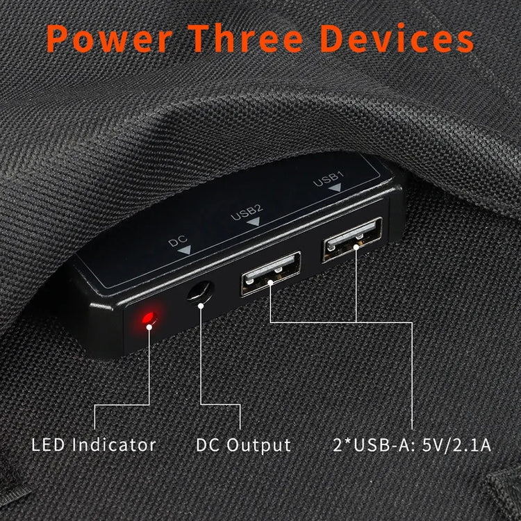 Flashfish SP100 100W Solar Charger – 18V Zonnepaneel met USB-uitgang - Survivalpoint.online