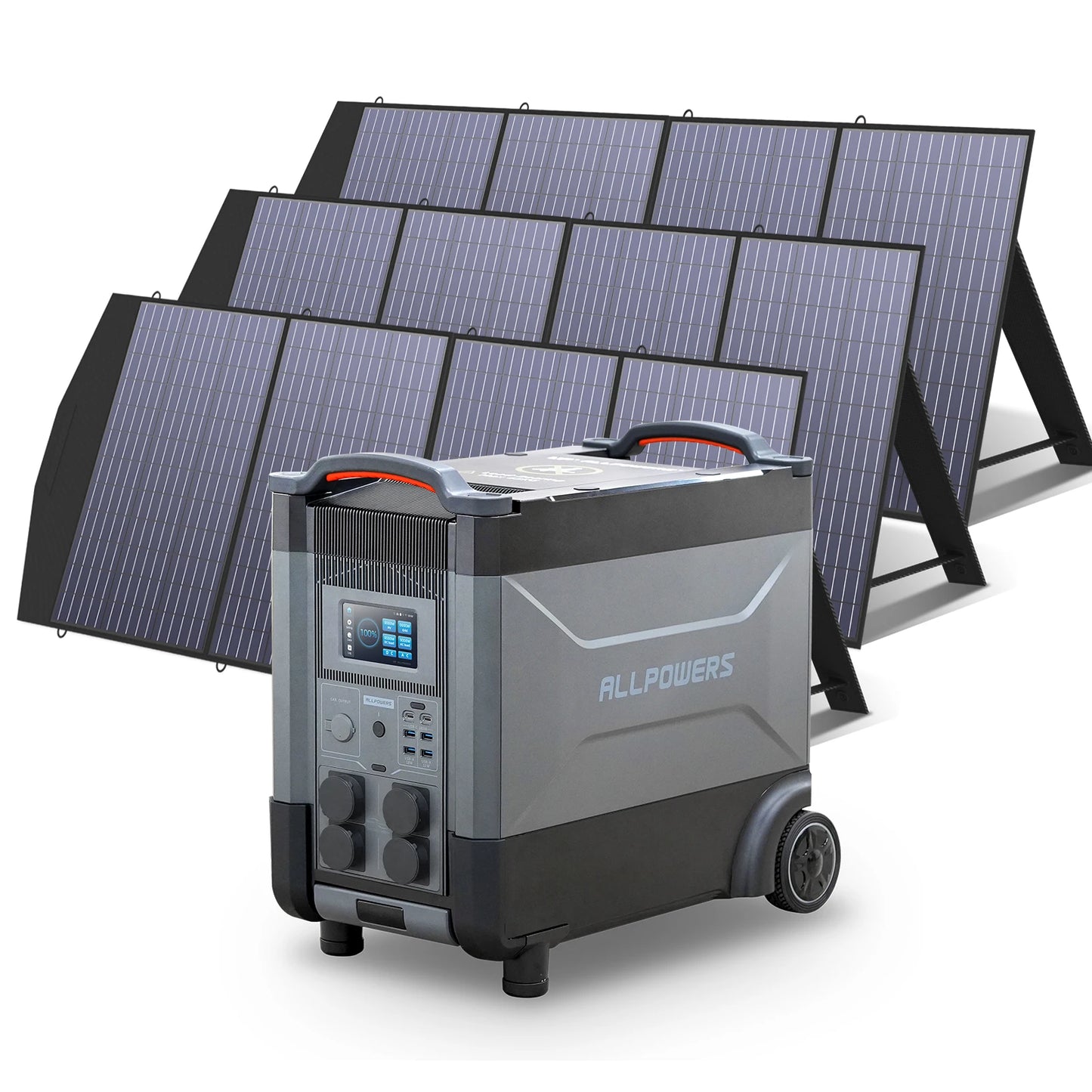 ALLPOWERS Power Station 3600Wh (4000W) – 110V/230V Solargenerator met SP033 Zonnepaneel