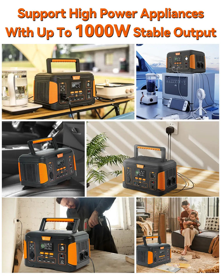 Flashfish J1000 PLUS 1000W – 932Wh Solar Generator met USB-C & DC - Survivalpoint.online