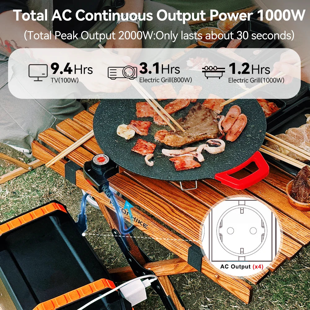 Flashfish 1000W Power Station – LiFePO4 | Survivalpoint