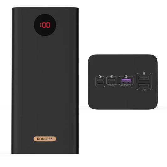 ROMOSS 60000mAh Power Bank – Krachtige Oplader voor Onderweg