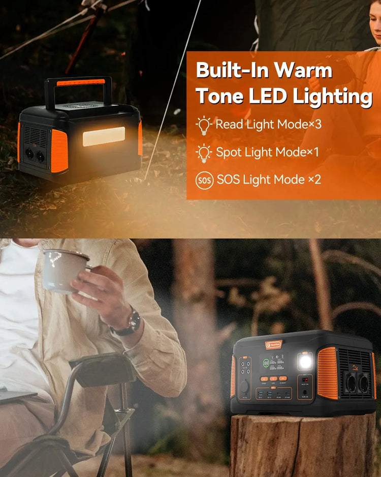 Flashfish J1000 PLUS 1000W – 932Wh Solar Generator met USB-C & DC - Survivalpoint.online
