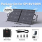 Flashfish 100W Solar Lader – Opvouwbaar met 18V & USB Output - Survivalpoint.online