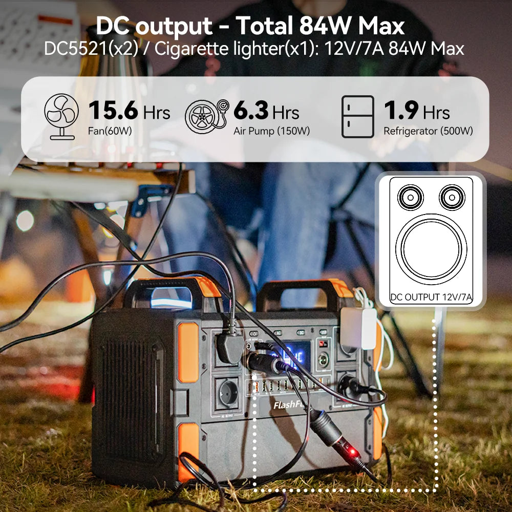 Flashfish 1000W Power Station – LiFePO4 | Survivalpoint - Survivalpoint.online