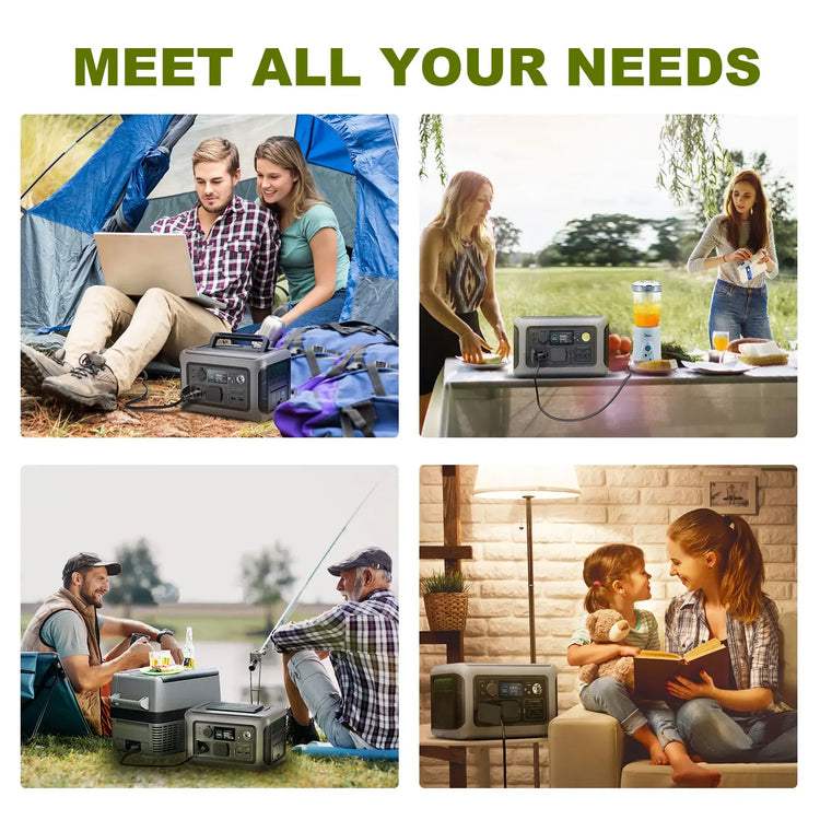 ALLPOWERS R600 Powerstation 600W (299Wh) LiFePO4 – Snelladen in 1 Uur | - Survivalpoint.online