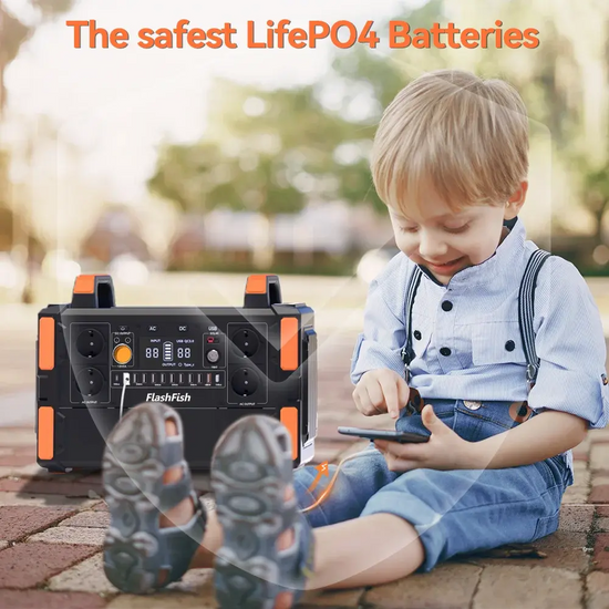 FlashFish F132 1000W Solar Generator – 1041Wh voor Thuis & Noodstroom - Survivalpoint.online